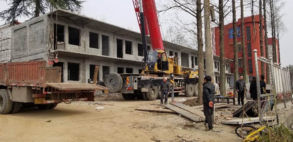 襄阳装配式组装现场